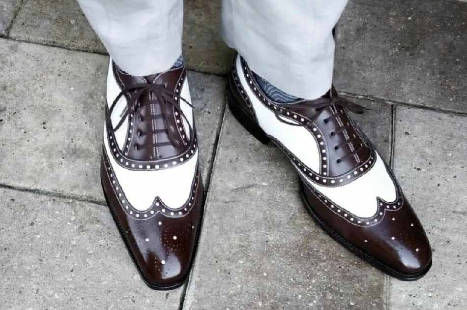 Calfskin Spectator Shoes