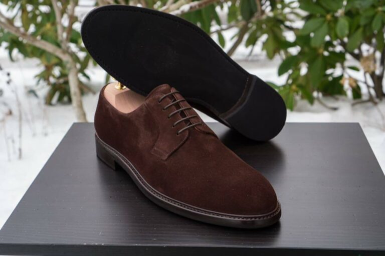 suede derby shoes