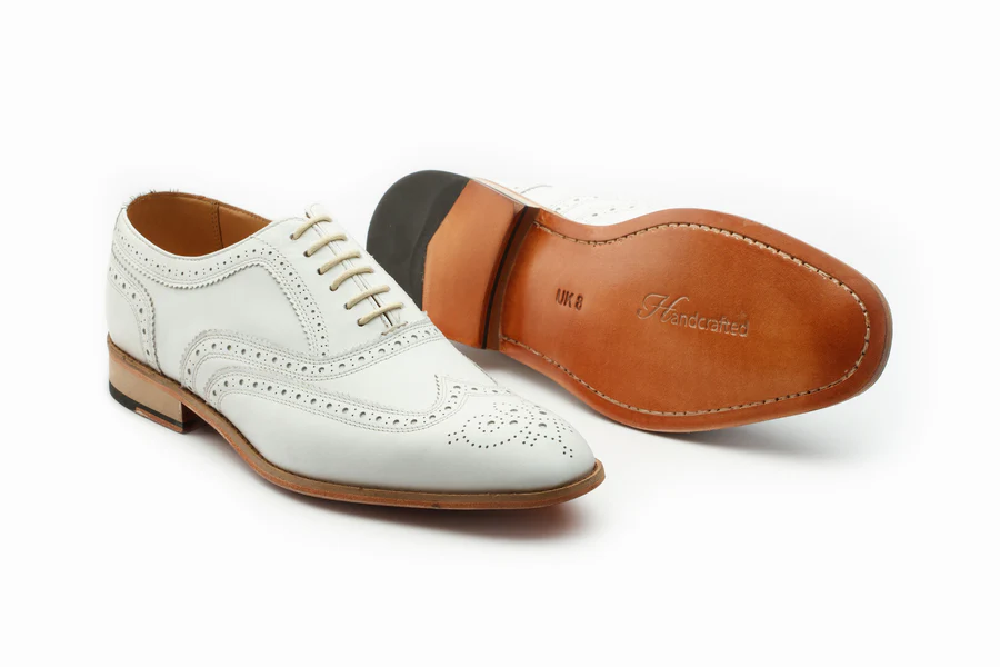 Wingtip Oxford Classic - White